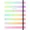 JAM Paper Spectrum Hardcover Notebook with Elastic Band